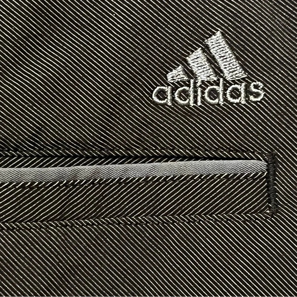 Adidas Pants Womens charcoal Gray Chino Lightweight Casual Zip Pocket, sz 6